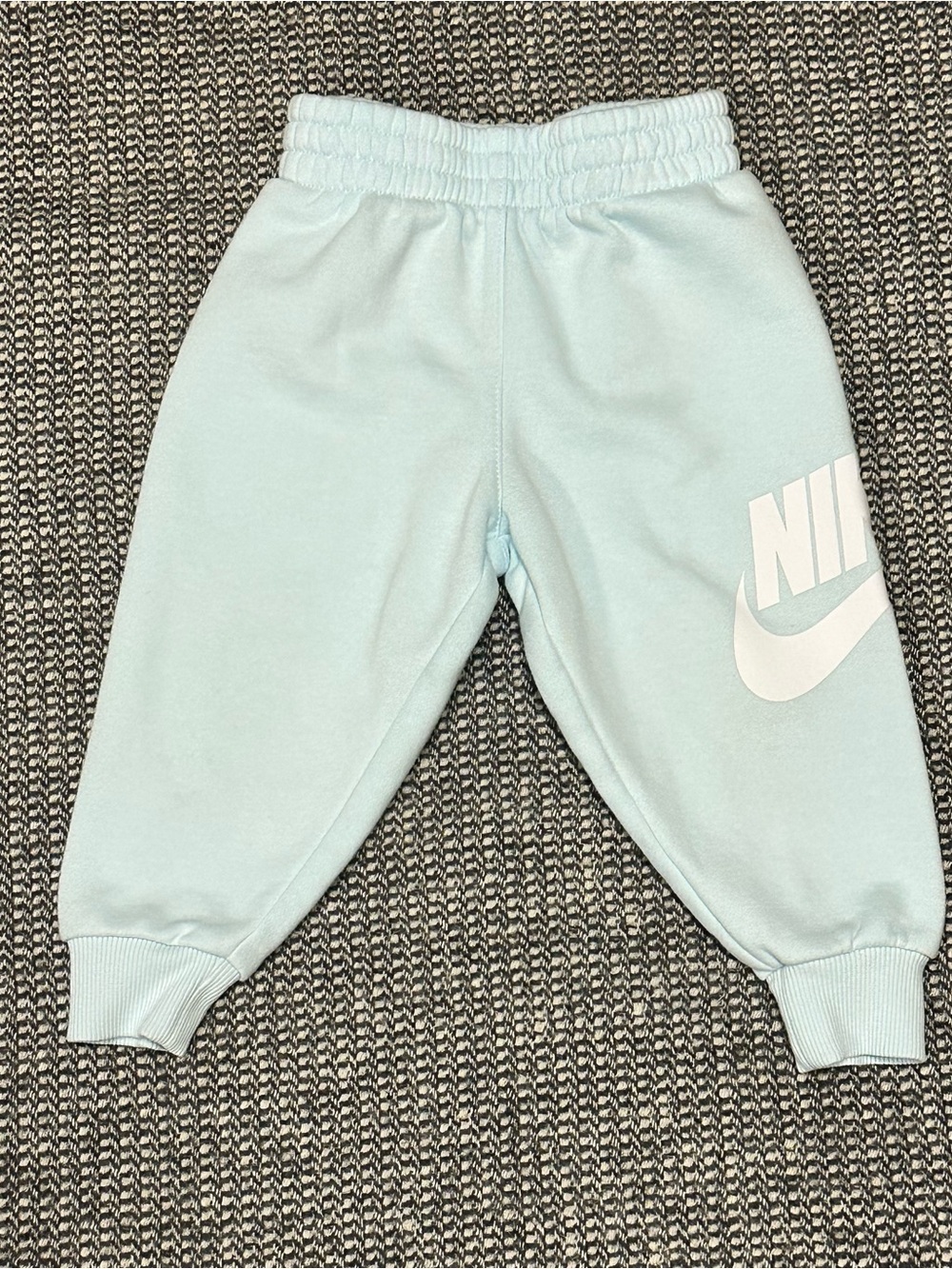 Nike Kids Mint Blue Sweatpants with White Swoosh